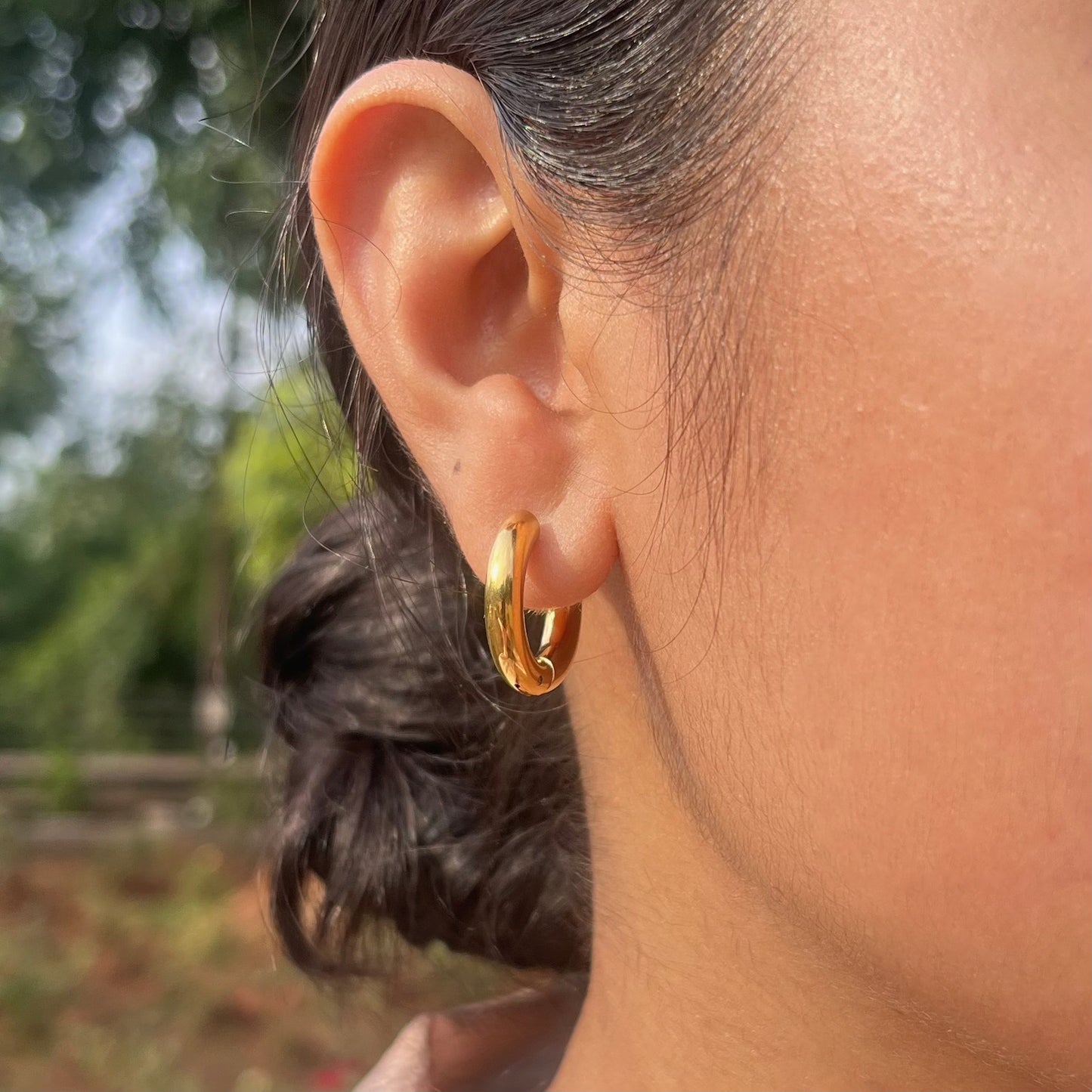 Everyday Golden Hoops