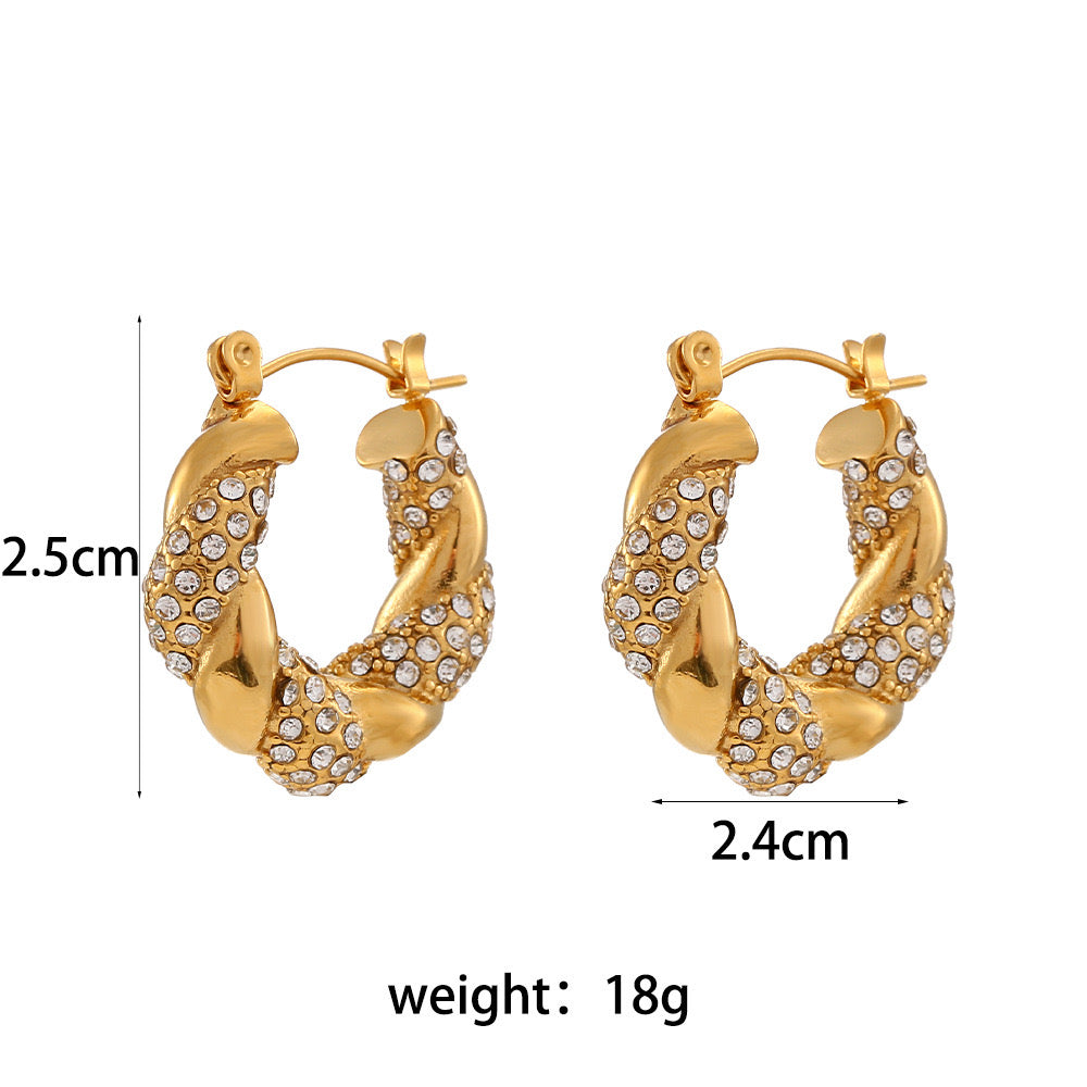 Avery Luxe Hoops