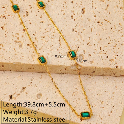 Green Stone Set