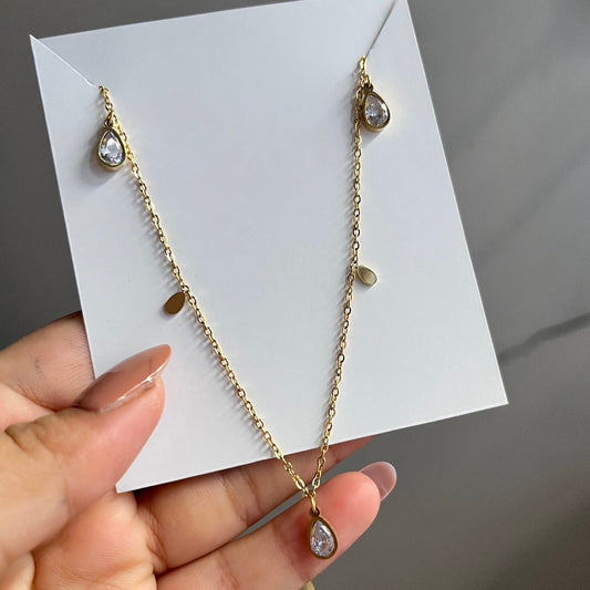 Drop Leaf Necklace