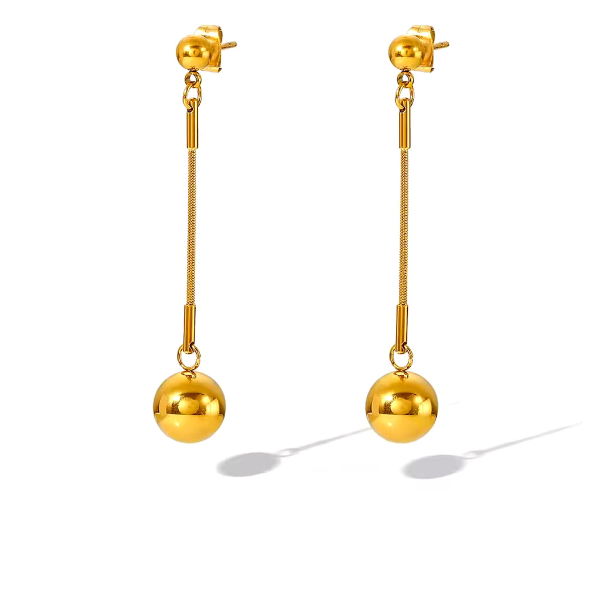 BALL DANGLE EARRINGS