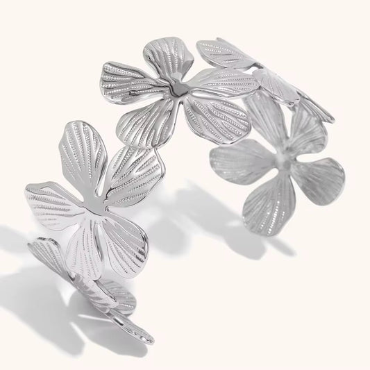Aster Silver Bangles