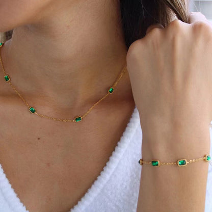 Green Stone Set