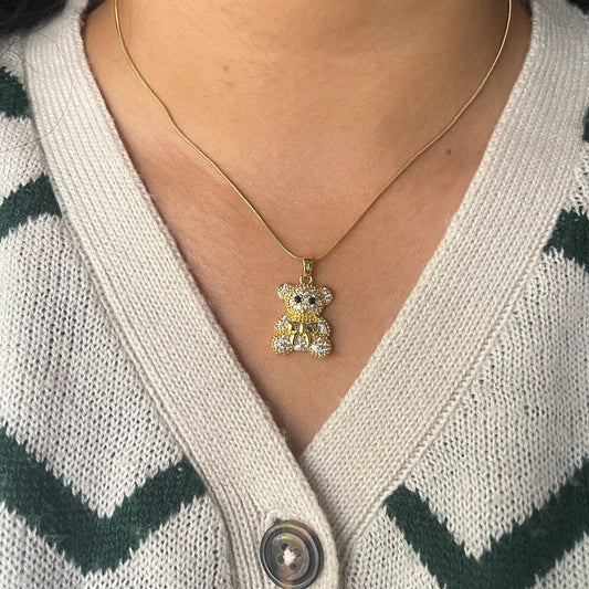 Taylor Teddy Necklace