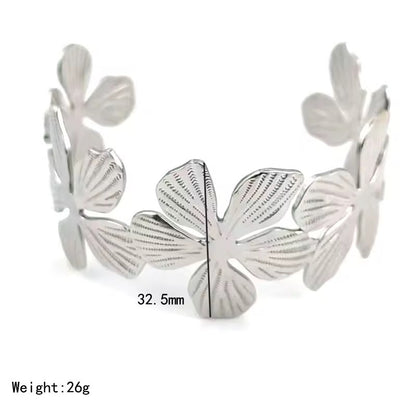 Aster Silver Bangles