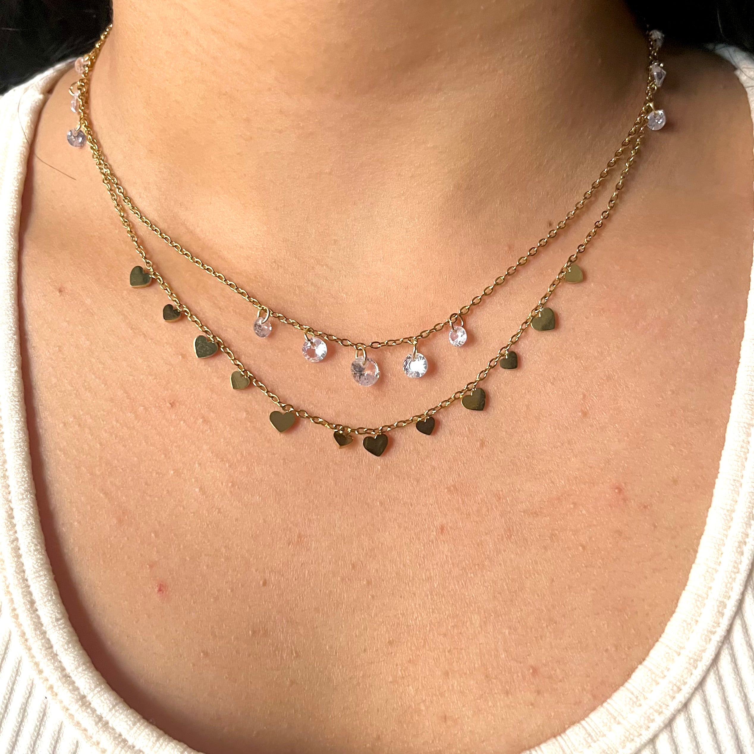 RAE DOUBLE LAYER NECKLACE