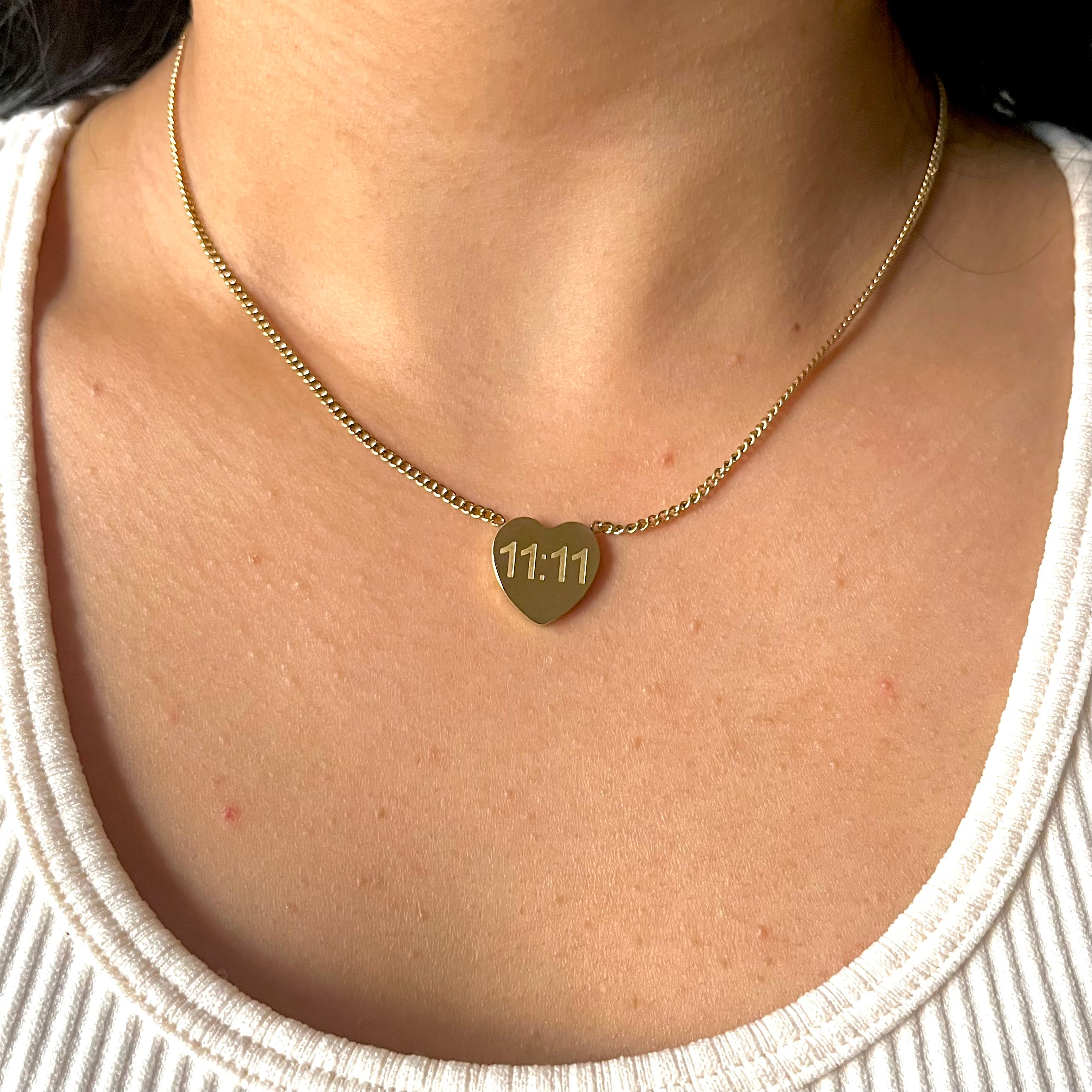 HEART 11:11 NECKLACE