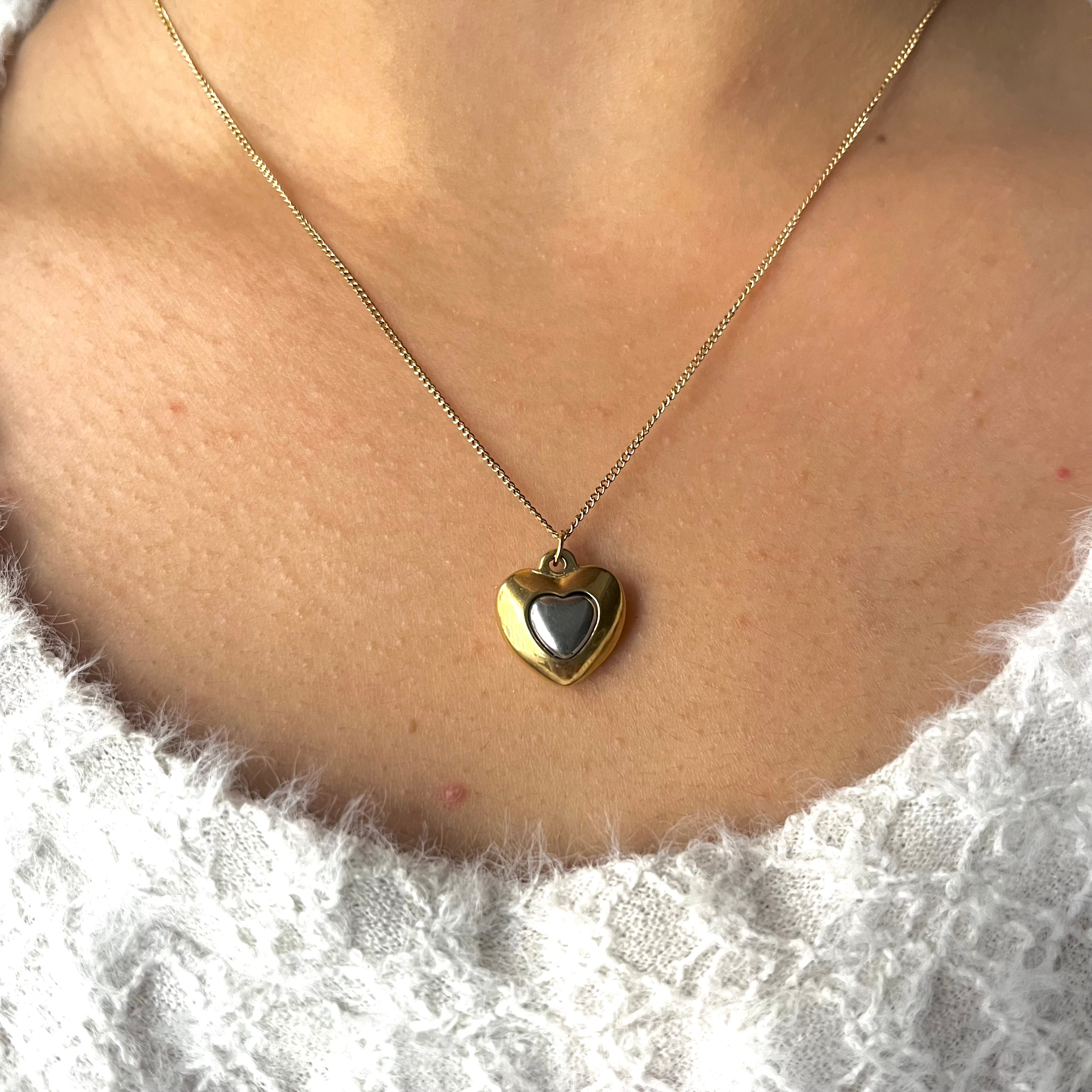 HEART ON HEART NECKLACE